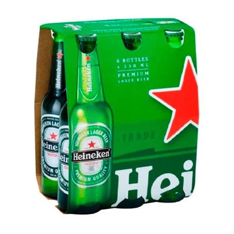 Pack De Cerveja Heineken Long Neck 330ml C 6 Unidades Em Armação Dos