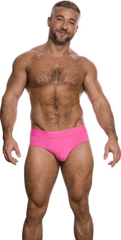 Garçon Neon Pink Brief MAAT S Heren Ondergoed Slip voor Man