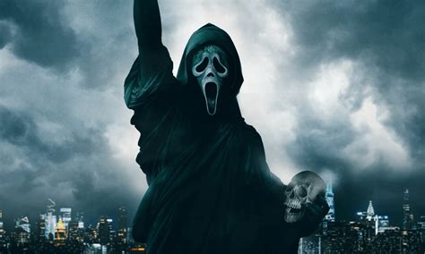 The Statue Of Liberty Is Ghostface On Official Scream Vi Poster From