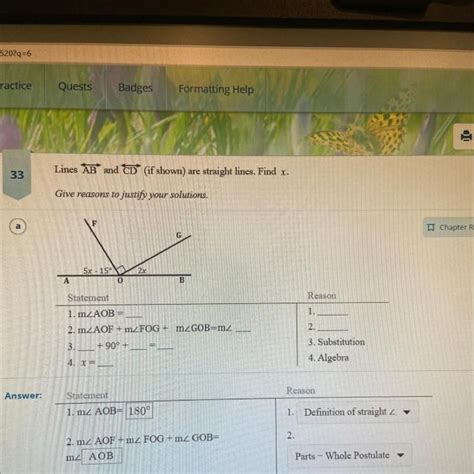 Free Lines Ab And Cd If Shown Are Straight Lines Find X Give