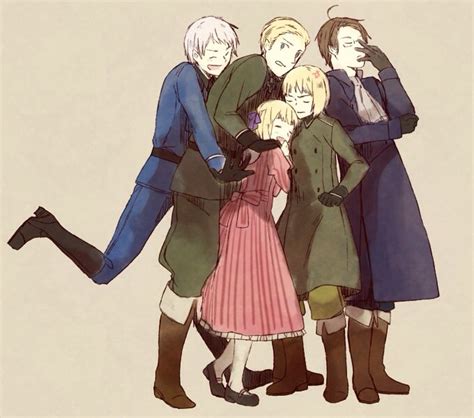 Hetalia ヘタリア The Germans Austria Switzerland Liechtenstein