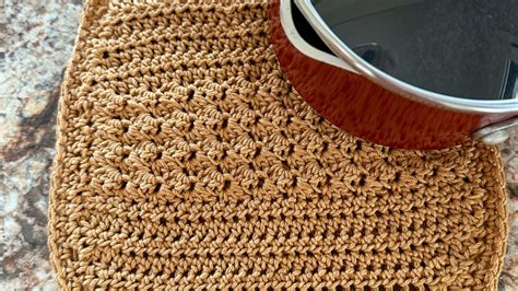 Crochet Hot Pad Free Pattern Simply Melanie Jane