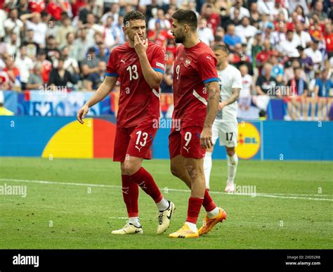 Milos Veljkovic Serbien Aleksandar Mitrovic Serbien Ger