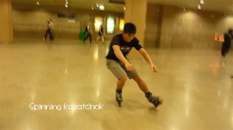 Freestyle Inline Slalom Trick Spinning Kazatchok YouTube