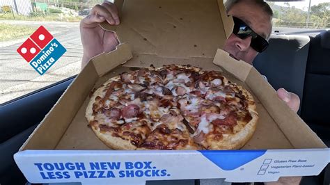 Smokehouse Meatlovers Pizza From Dominos Youtube