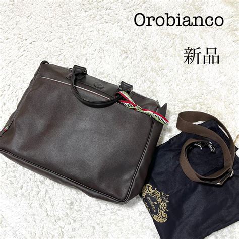 44％割引ブラック系人気のファッションブランド！ 新品 オロビアンコ Orobianco オールレザー 2way バッグ イタリア ビジネス