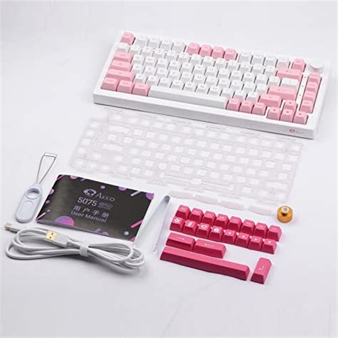 Epomaker Akko B Plus Gasket Hot Swap Mechanical Keyboard Ghz Bluetooth Usb C Wired