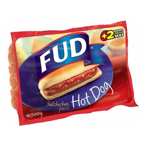 Salchicha Fud Para Hot Dog 500 G Envío Gratis A Domicilio