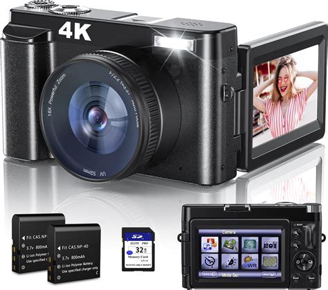 Amazon K Digital Camera For Photography Mp Autofocus Vlogging