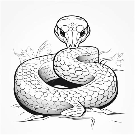 Premium AI Image | Timber Rattlesnake Canebrake Rattlesnakecute love