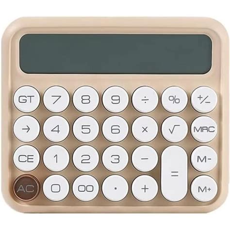 Calculatrice Financi Re Chiffres Avec Cran Lcd Beige U