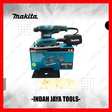 MAKITA BO3710 Mesin Amplas Panjang Orbital Sander Kotak Sheet BO 3710