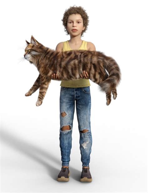 Maine Coon For Cat Zeus D Models For Daz Studio And Poser