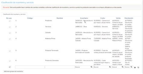 Clasificaci N De Inventario Y Servicios Portal De Clientes Siigo