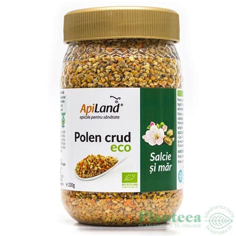 Polen Crud Salcie Mar Eco 230g Apiland Pret 34 7 Lei Planteea