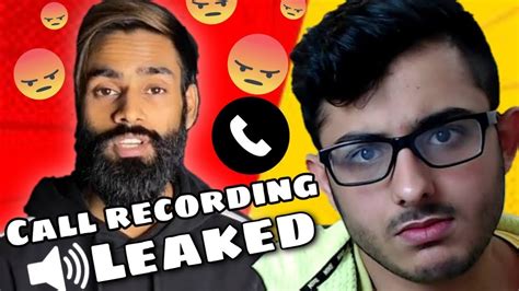 Call Recording Leaked Of Amir Siddique TIKTOK VS YOUTUBE Ft