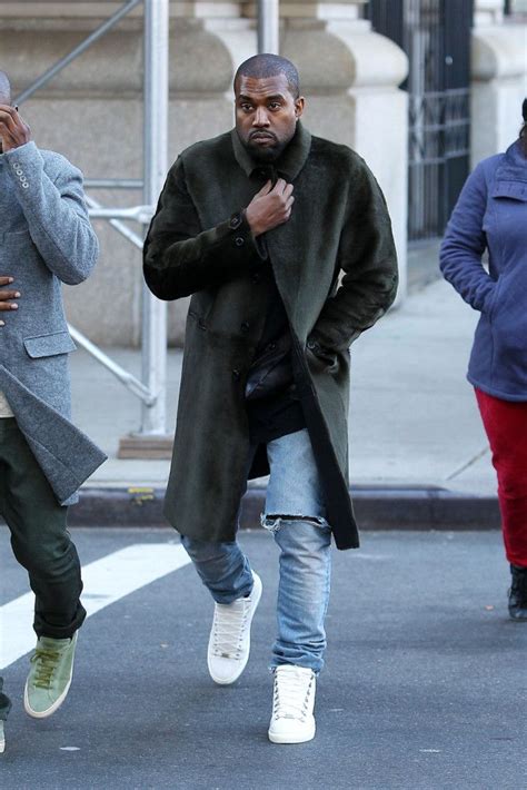 Mens Winter Street Style Kanye West Mens Street Style Winter Winter