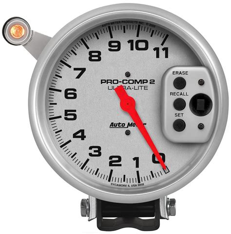 Auto Meter Ultra Lite Pro Comp Ii Shift Lite Tachometer Au6858