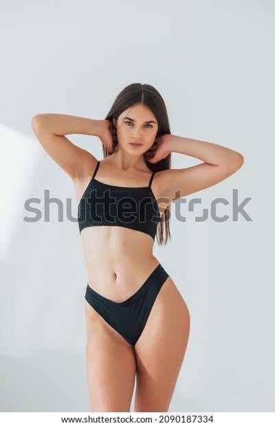 Black Bikini Photoshoot Royalty Free Images Stock Photos