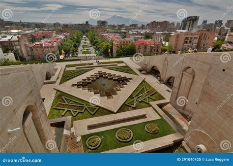 The City As Seen From One Of The Terraces Of The Cafesjian Center For