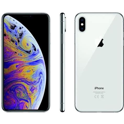 APPLE Iphone Xs Max 64Go Argent Reconditionné Excellent état