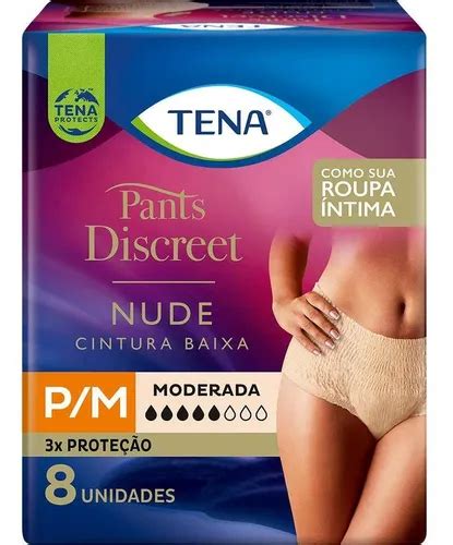 Calcinha Descart Vel Tena Pants Discreet Nude P M Unidades Mercadolivre