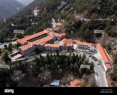 Kykkos Monastery Situated In The Troodos Mountains Republic Of Cyprus