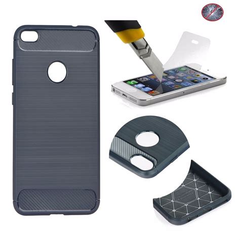 Back Case H Lle Tpu Forcell Carbon Apple Iphone X Hart Glas Grau Ebay