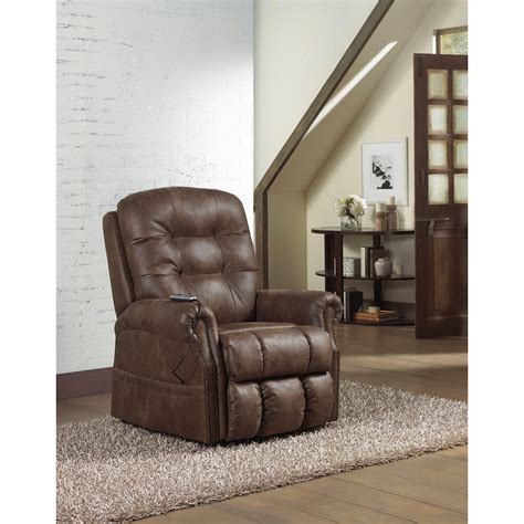 Catnapper 4857 Ramsey 4857 Power Lift Lay Flat Recliner With Heat And Massage Value City