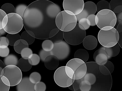 Black And Gray Bubbles Background For Powerpoint Google Slide