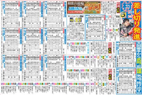 今夜公開！g3和歌山グランプリ・無料pdf新聞 ボート競輪オート 日刊スポーツ