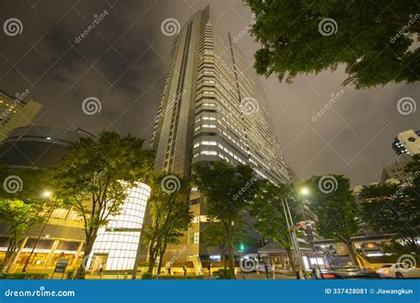 West Shinjuku Skyscraper At Night Tokyo Japan Editorial Photo Image