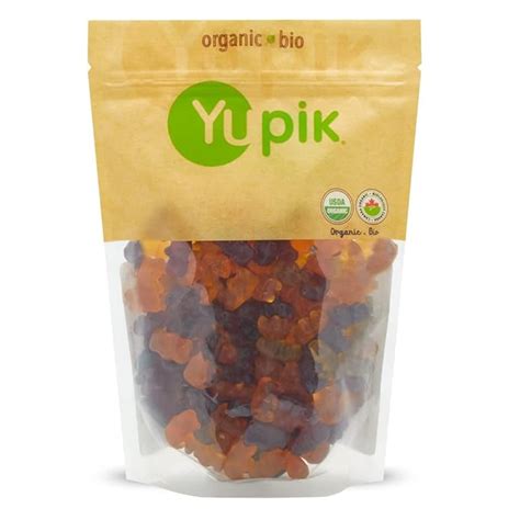 Amazon Yupik Organic Fruit Gummy Bears Gelatin Free Gummies