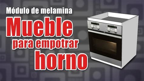 Mueble Para El Horno Empotrado Cocina Modular Muebles De Melamina