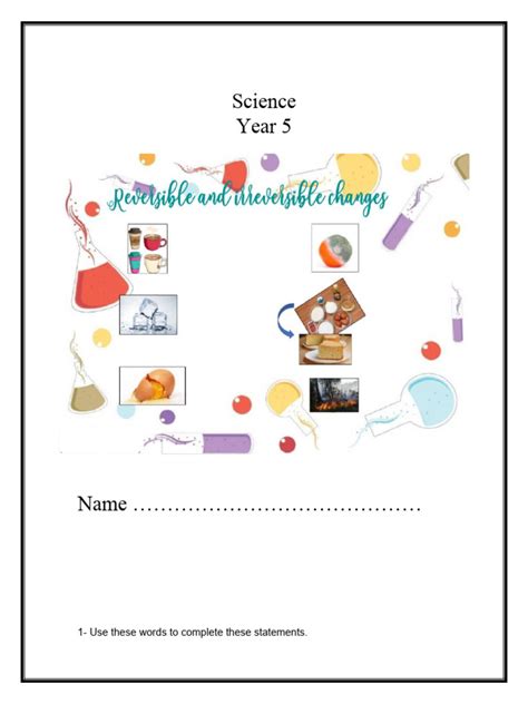 States of Matter Worksheet | PDF