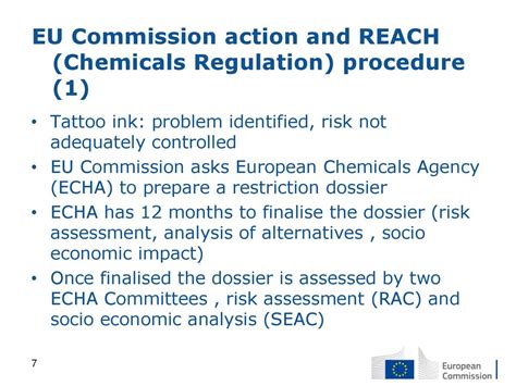 Eu Regulation On Chemicals In Tattoo Inks Under Reach Background And