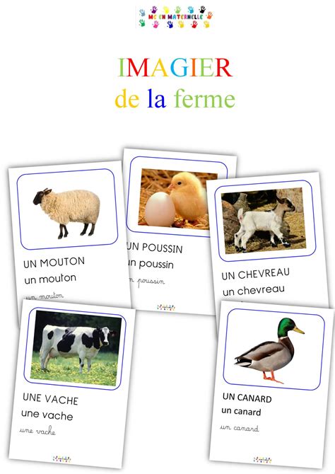 Les Animaux De La Ferme Maternelle