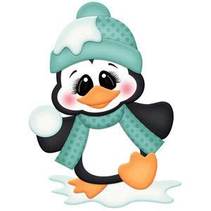 Penguin Throwing A Snowball Clip Art Library