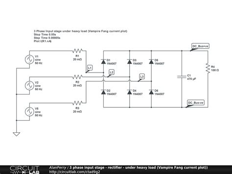 Circuit Diagram Of Three Phase Rectifier