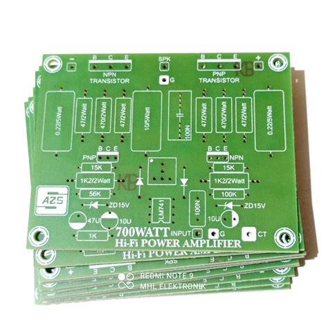 Jual PCB Hi Fi Power Amplifier OCL 700W Mono Out Colektor Shopee