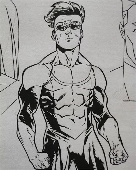 Saym On Instagram Invincible Atom Eve And Omni Man Complete Inking