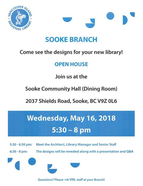 Sooke Library Open House Showcases Designs For New Library Building