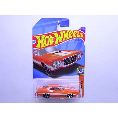 Hot Wheels Ford Gran Torino Sport Orange Shopee Malaysia