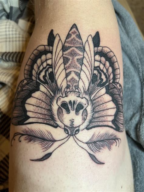 Moth Done By Avery At Metamorphosis Tattoo In Lyons Colorado Rtattoos