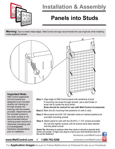 How to Install Pegboard - Metal Peg Board Installation