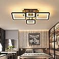 Buy CITRA Polyester 4 Rectangular Light Hanging Suspension Lamp Black