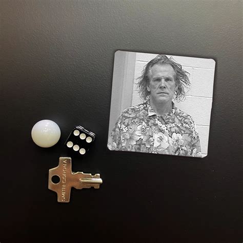 Nick Nolte Mugshot Square Magnet – Madcap & Co