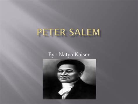 PPT - Peter Salem PowerPoint Presentation, free download - ID:2557140