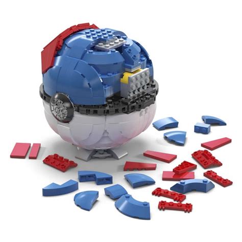 Poké Ball Super Ball Géante Pokémon à Construire Mega Bloks King