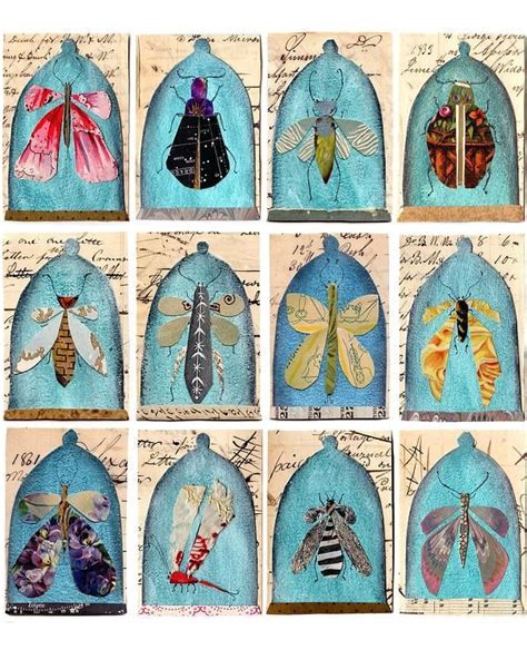 Insects In Bell Jars By Susan Farrington On Artfully Walls In 2024